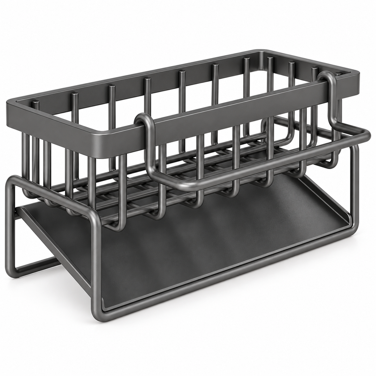 🧽 Sink Caddy | Metal Kitchen Storage | Space-Saving Organizer