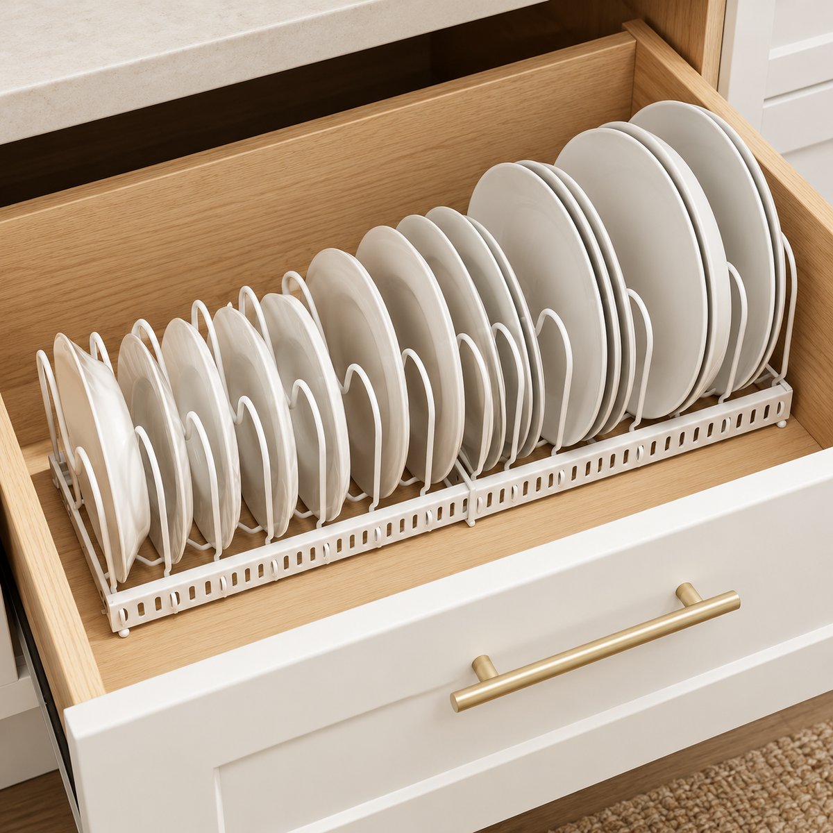 🍽️ Plate Rack | Metal Kitchen Storage | Gift-Worthy Minimalist Design
