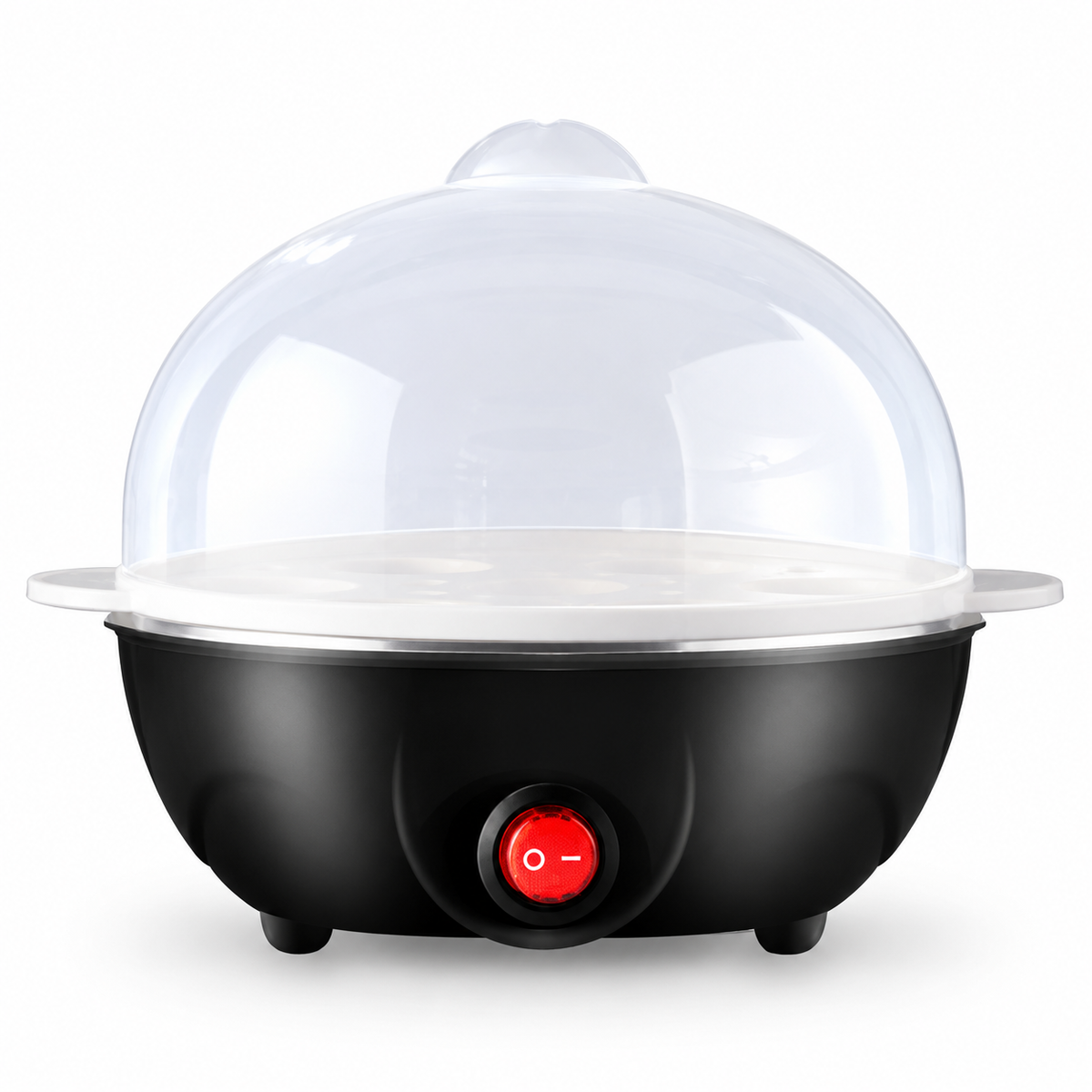 🥚 Egg Cooker | Plastic Breakfast Prep | Family-Friendly Compact Design