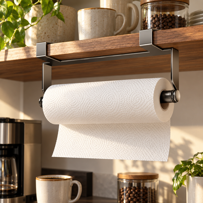 🧻 Paper Towel Holder | Metal Kitchen | Gift-Worthy Sleek Design