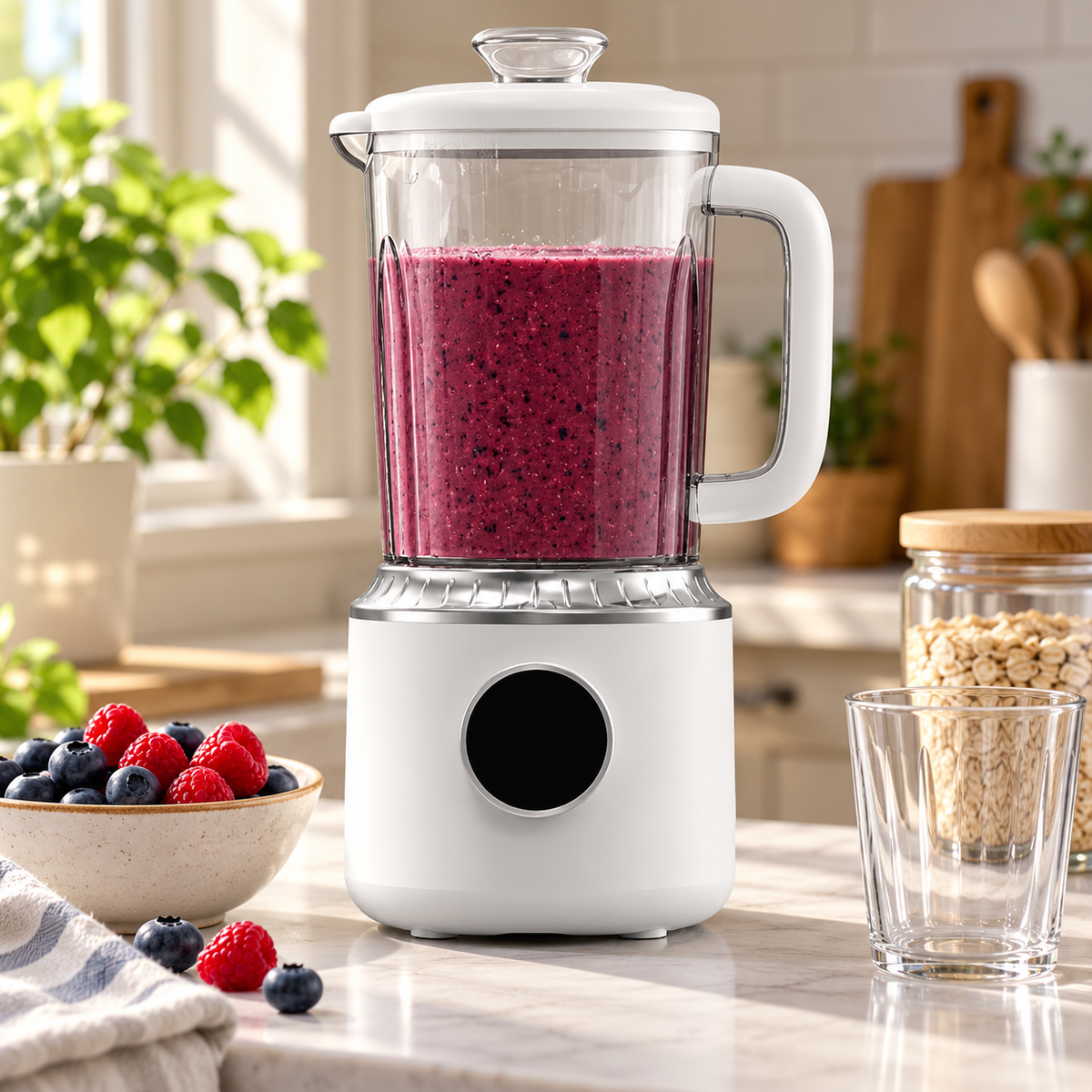 🥤 Blender | Clear Jar | Smoothie Prep | Home Chef Gift | Sleek Design