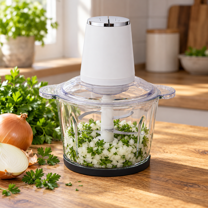 🍽️ Food Chopper | Glass Bowl Prep | Home Chef Essential