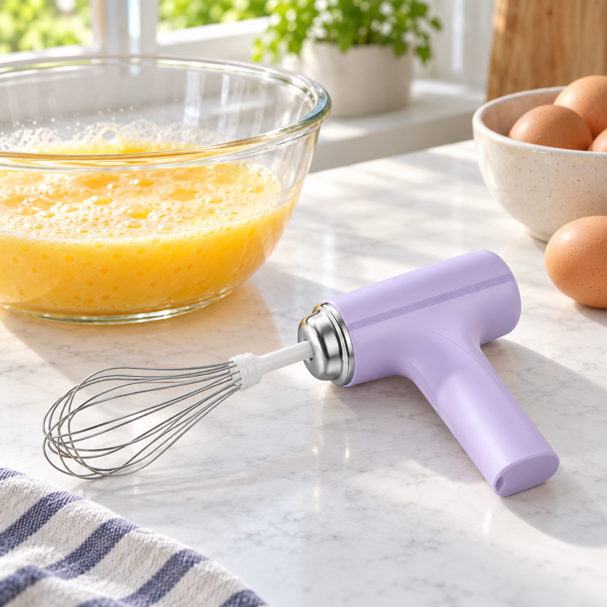 🥣 Electric Mixer | Steel Whisk | Baking | Baker's Gift | Lavender