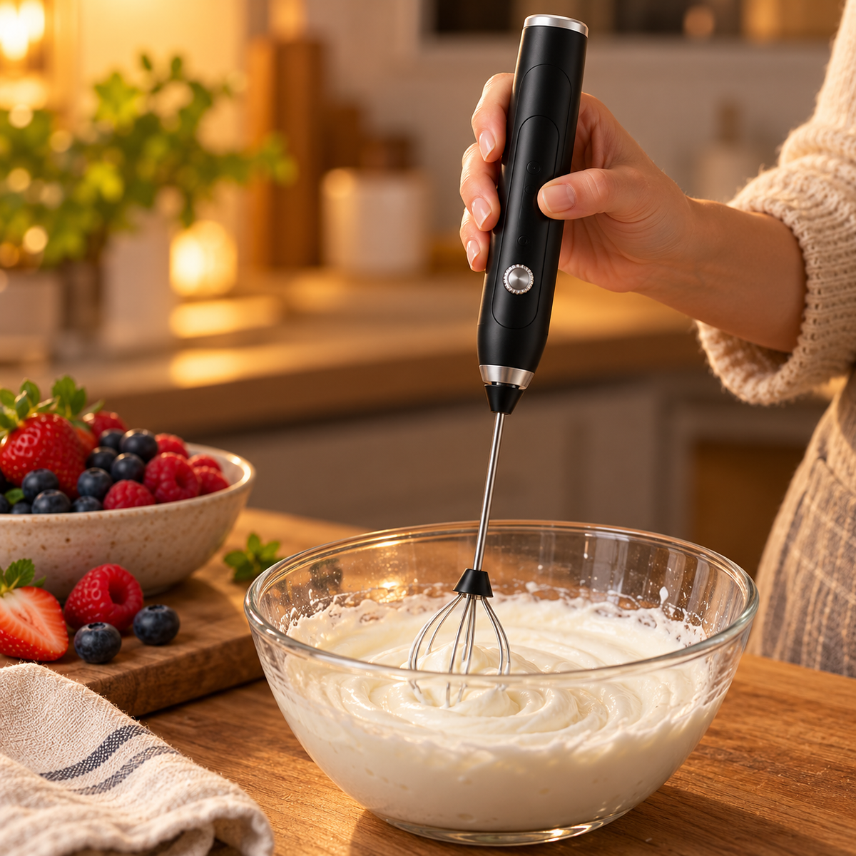 ⚡ Hand Mixer | Stainless Steel Baking | Cook's Sleek Essential