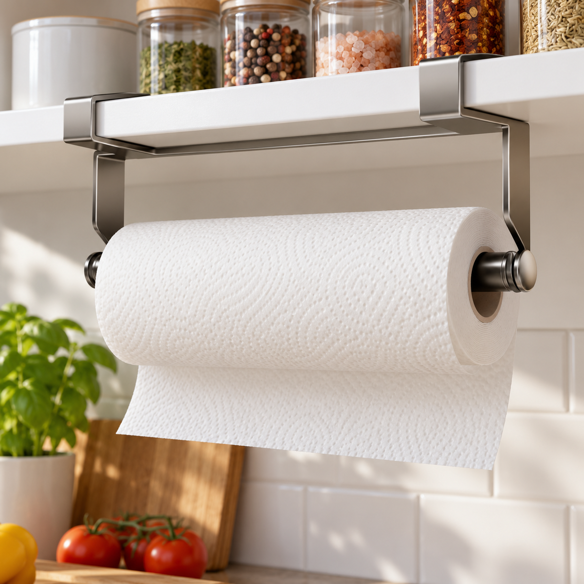 🧻 Paper Towel Holder | Metal Kitchen | Gift-Worthy Sleek Design