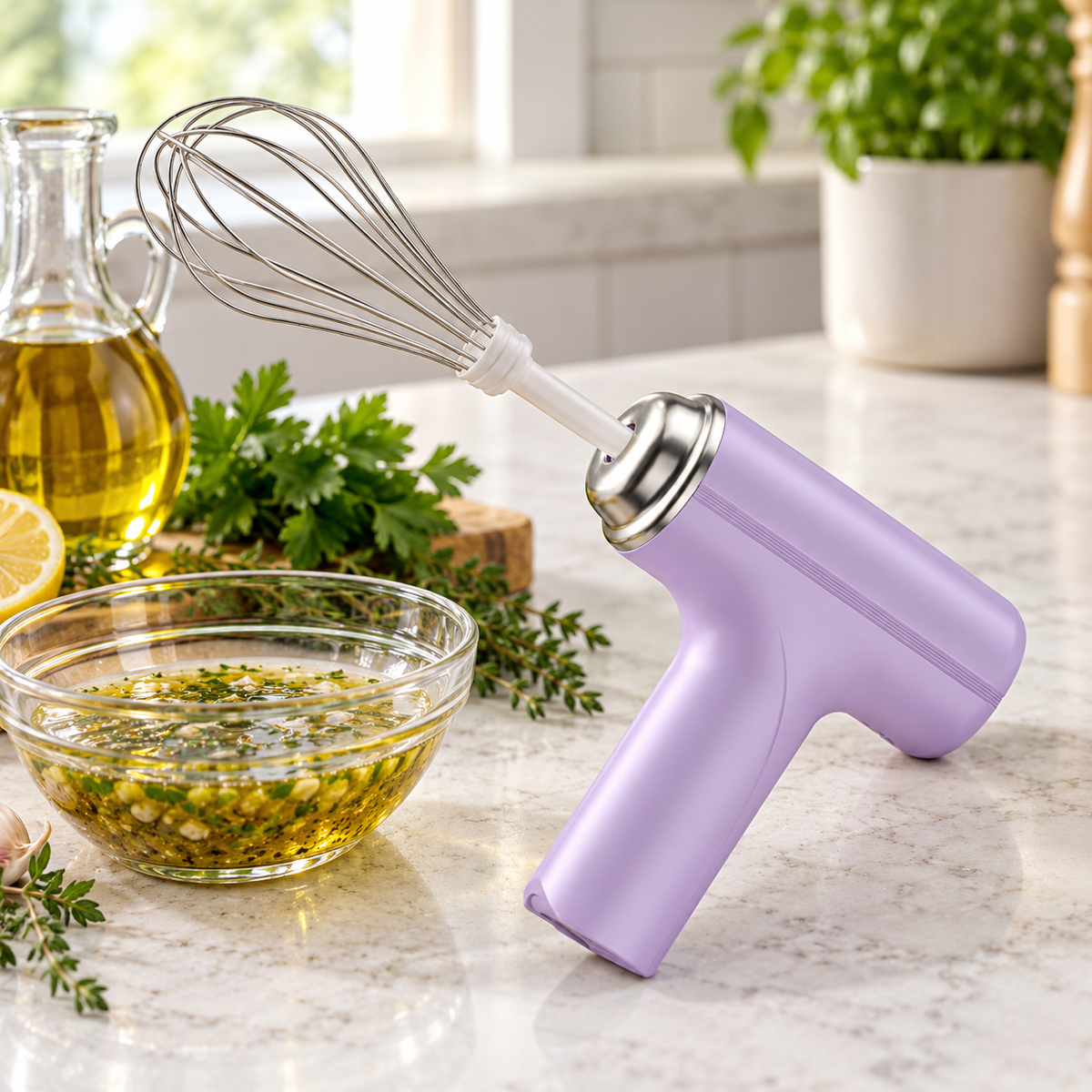 🥣 Electric Mixer | Steel Whisk | Baking | Baker's Gift | Lavender