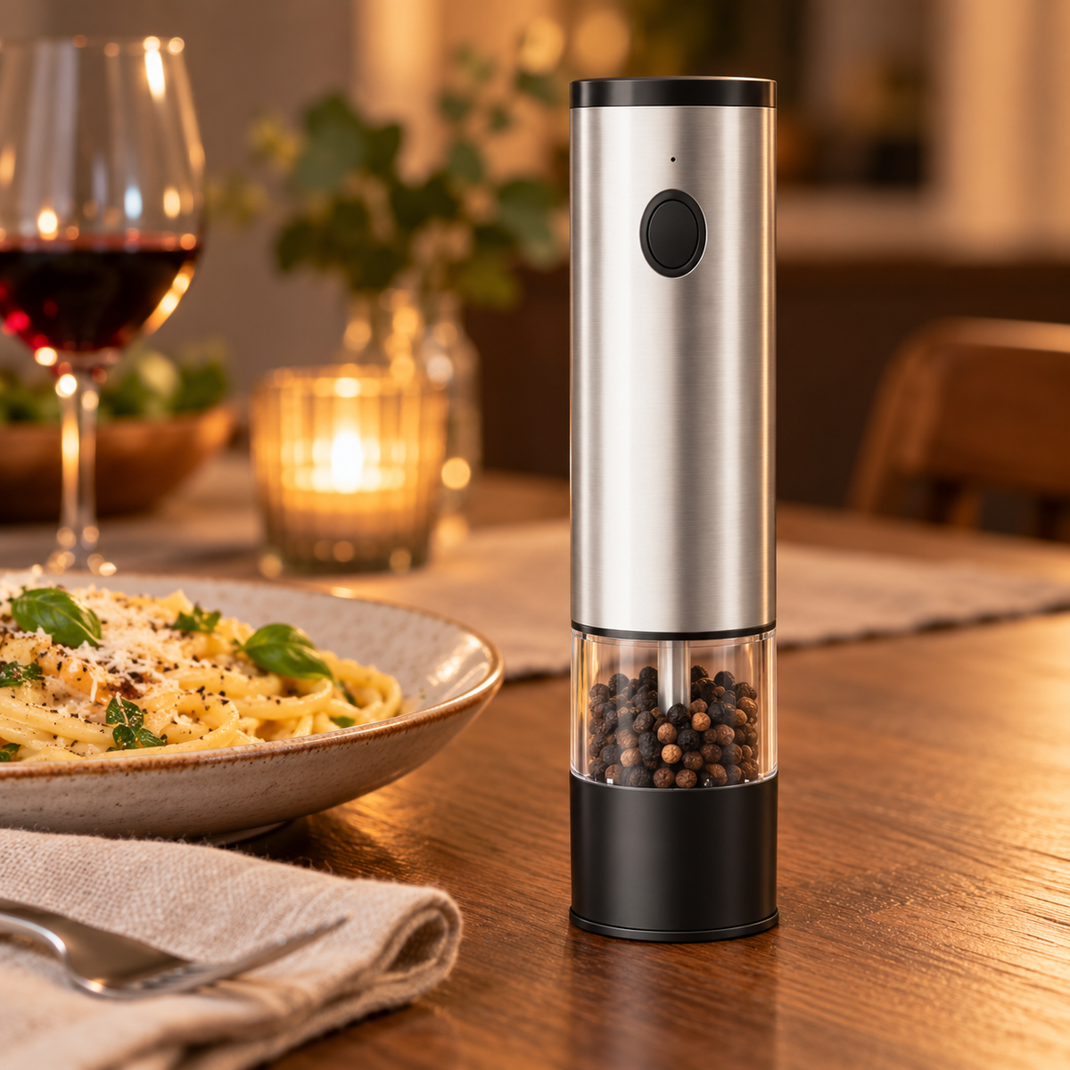 ⚡ Grinder | Stainless Steel Cooking | Chef Gift, Sleek Design