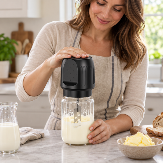 🧈 Butter Mixer | Clear Container | Baker Gift | Sleek Design