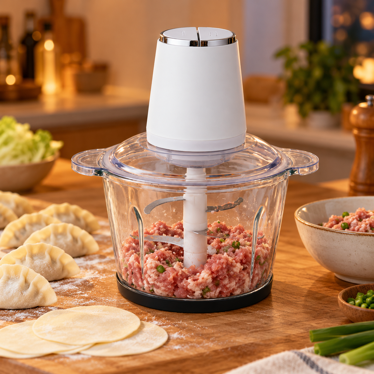 🍽️ Food Chopper | Glass Bowl Prep | Home Chef Essential