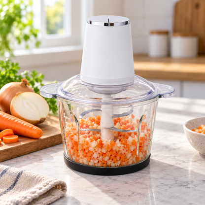 🍽️ Food Chopper | Glass Bowl Prep | Home Chef Essential
