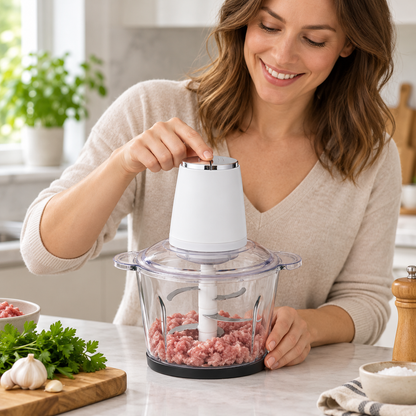 🍽️ Food Chopper | Glass Bowl Prep | Home Chef Essential
